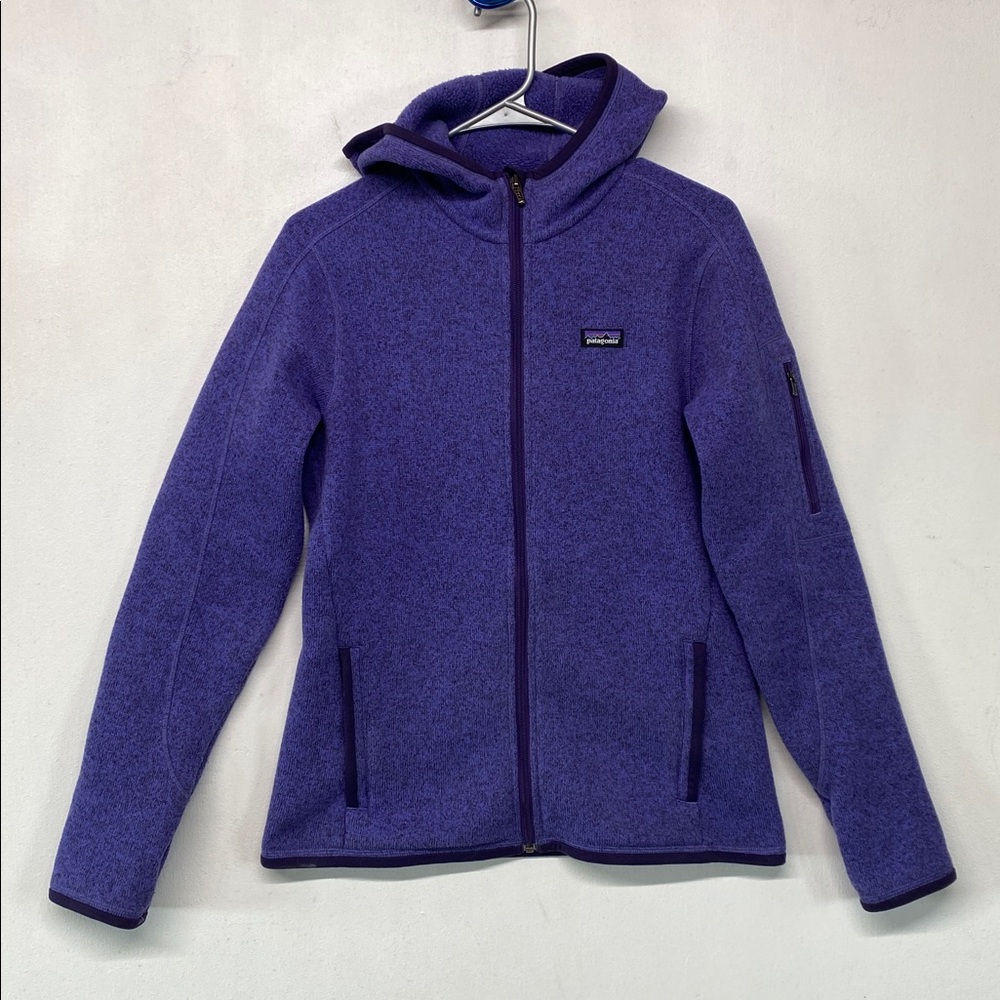 Patagonia Women’s Better Sweater Full-Zip Fleece Jacket w/ hood Purple Medium